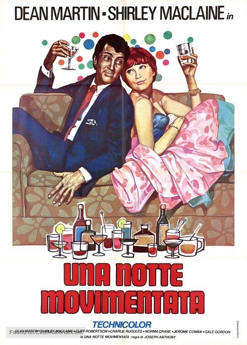 All in a Night&#039;s Work - Italian Movie Poster