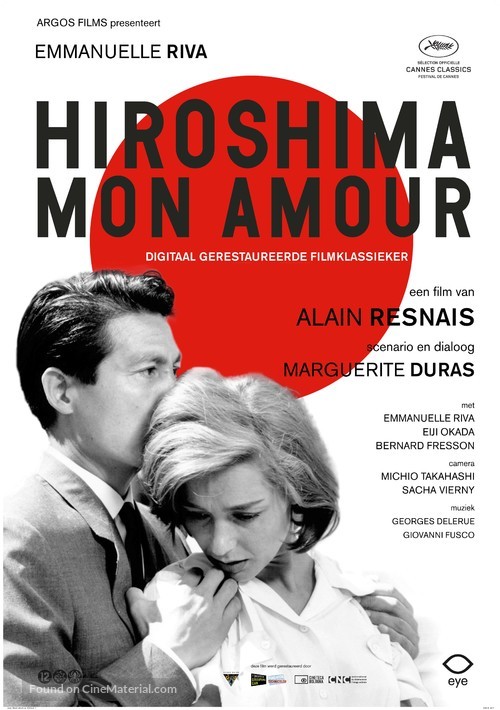 Hiroshima mon amour - Dutch Re-release movie poster