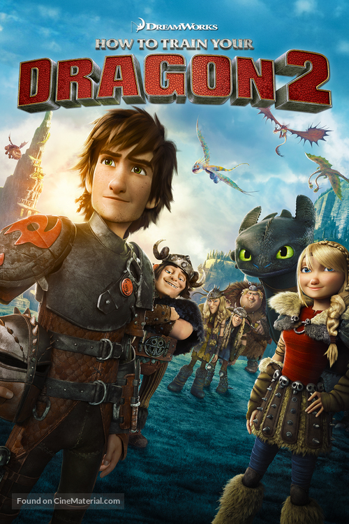 How to Train Your Dragon 2 - DVD movie cover