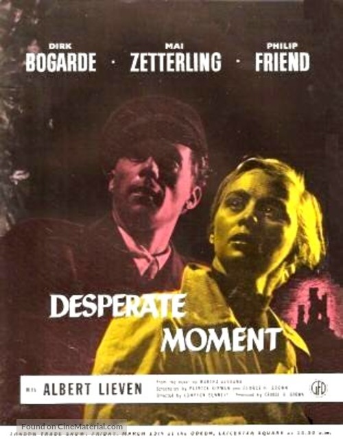 Desperate Moment - British Movie Poster