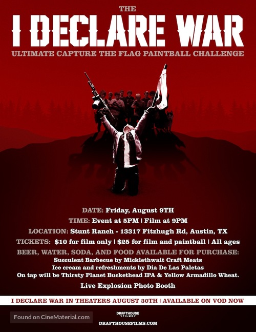 I Declare War - Movie Poster