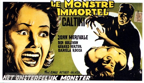 Caltiki - il mostro immortale - Belgian Movie Poster