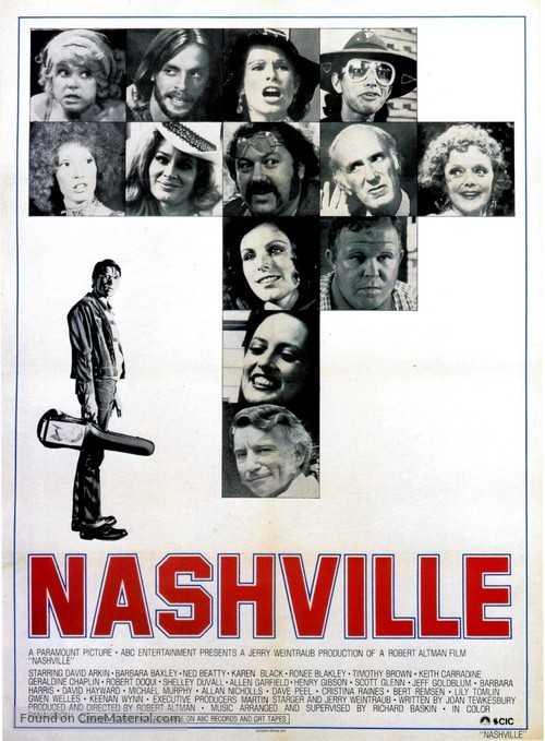 Nashville - Swedish Movie Poster
