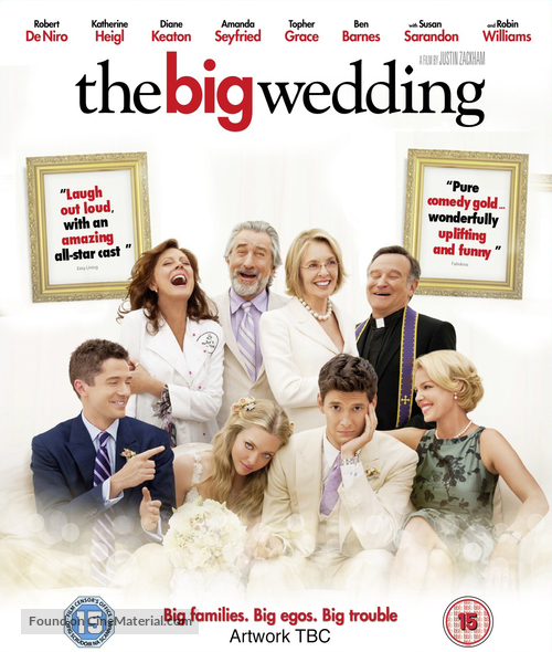 The Big Wedding - Blu-Ray movie cover