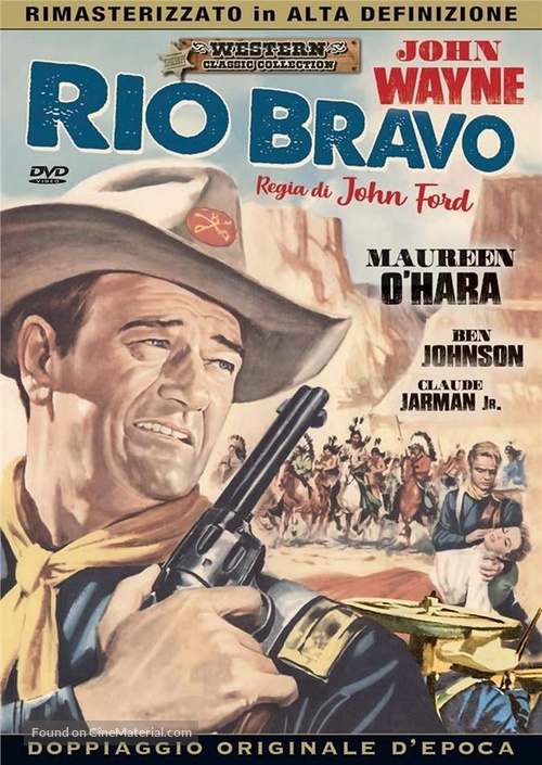 Rio Grande - Italian DVD movie cover