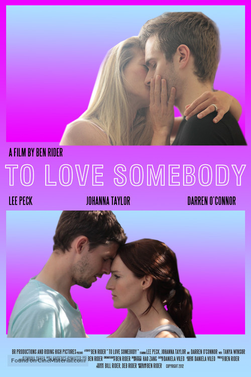 To Love Somebody - British Movie Poster