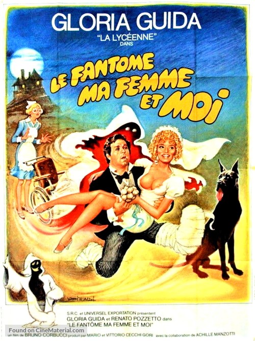 La casa stregata - French Movie Poster