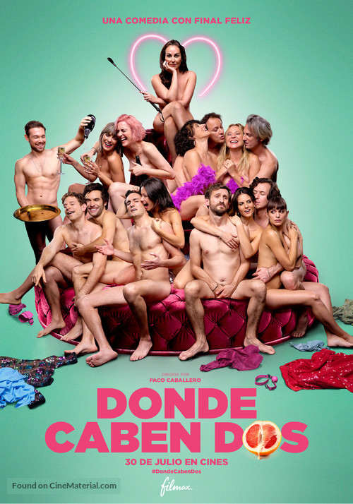 Donde caben dos - Spanish Movie Poster