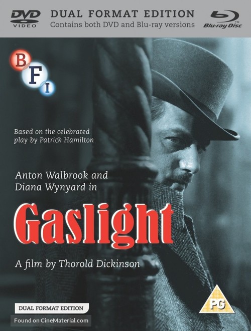 Gaslight - British Blu-Ray movie cover