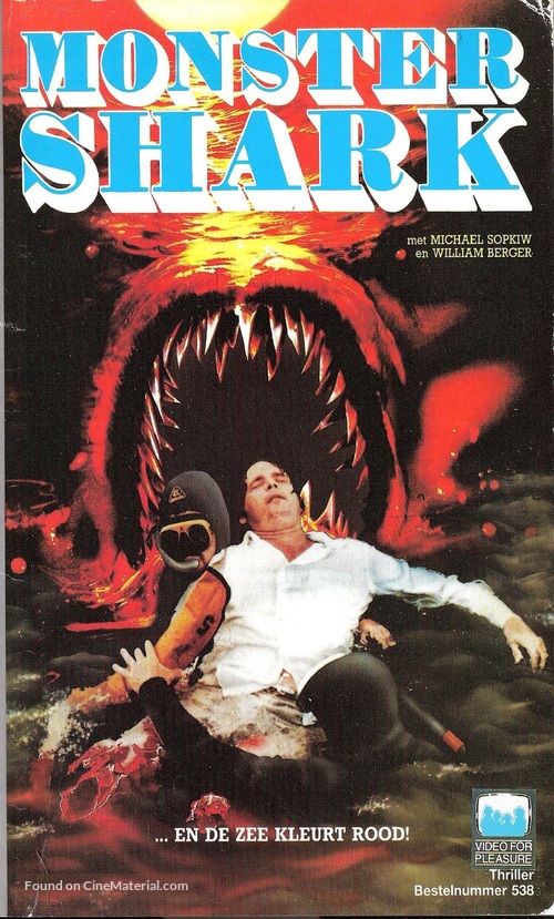 Shark: Rosso nell&#039;oceano - Dutch VHS movie cover