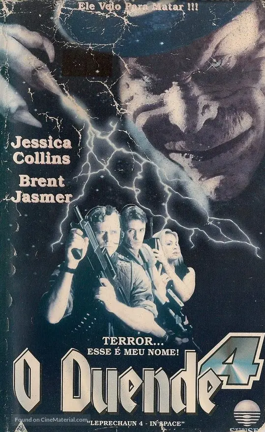 Leprechaun 4 In Space 1996 Brazilian Vhs Movie Cover