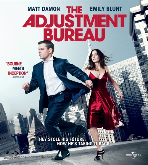 The Adjustment Bureau - Blu-Ray movie cover