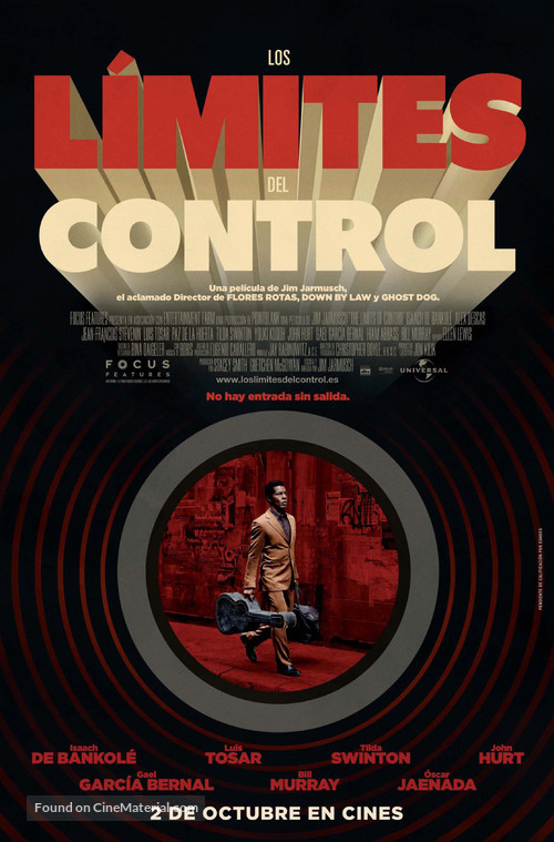 The Limits of Control - Spanish Movie Poster
