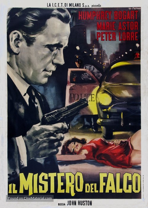 The Maltese Falcon - Italian Movie Poster