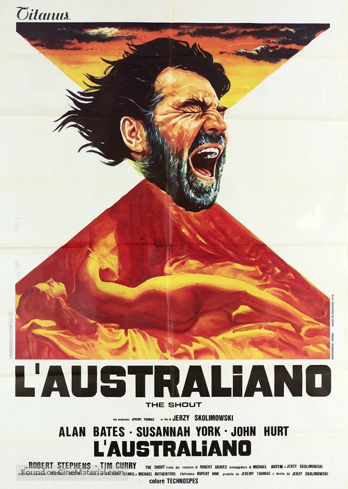 The Shout - Italian Movie Poster