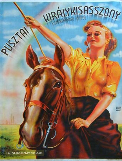 Pusztai kir&aacute;lykisasszony - Hungarian Movie Poster