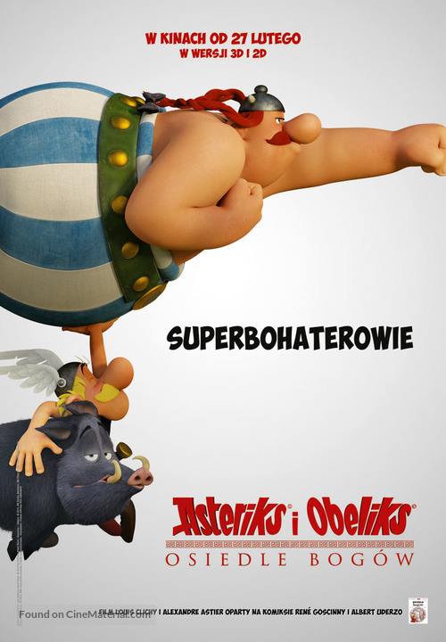 Ast&eacute;rix: Le domaine des dieux - Polish Movie Poster