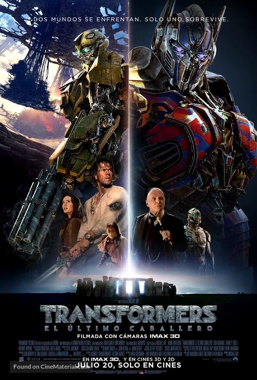 Transformers: The Last Knight - Argentinian Movie Poster
