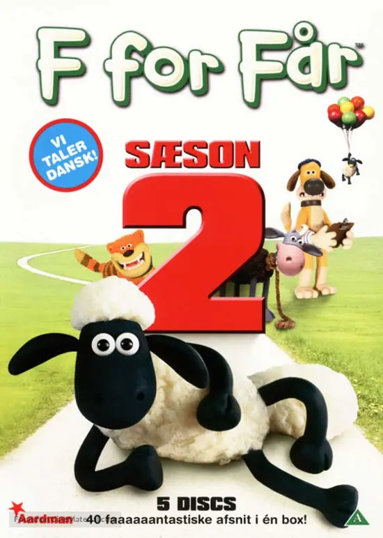 &quot;Shaun the Sheep&quot; - Danish DVD movie cover