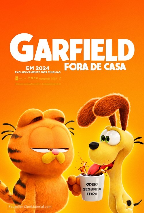 The Garfield Movie - Brazilian Movie Poster