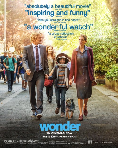 Wonder - Malaysian Movie Poster