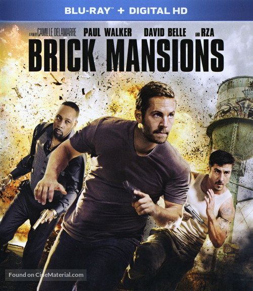 Brick Mansions - Blu-Ray movie cover