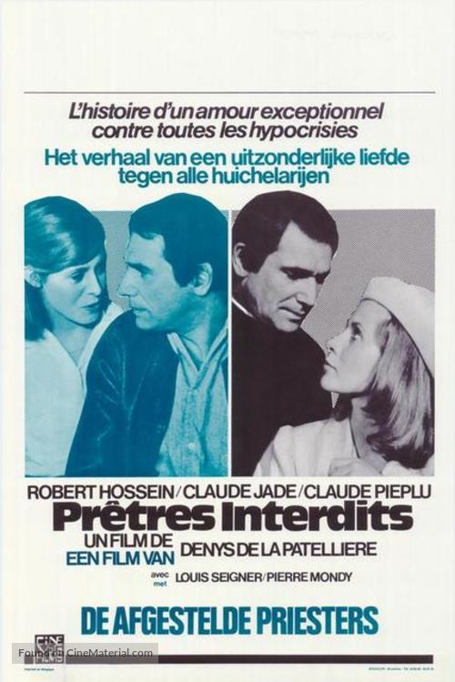 Pr&ecirc;tres interdits - Belgian Movie Poster