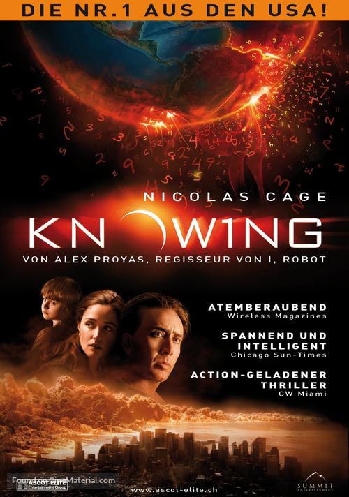 Knowing - Swiss Movie Poster