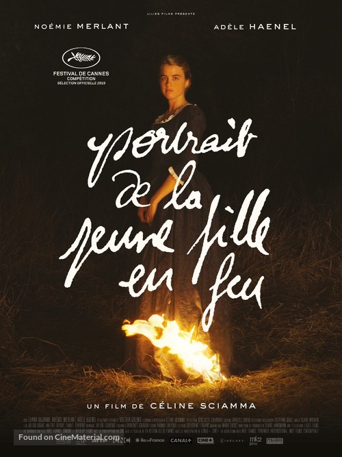 Portrait de la jeune fille en feu - French Movie Poster