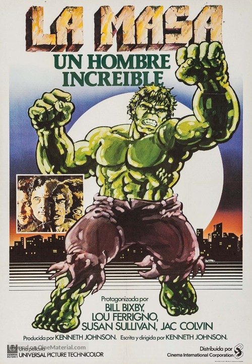&quot;The Incredible Hulk&quot; - Spanish Movie Poster
