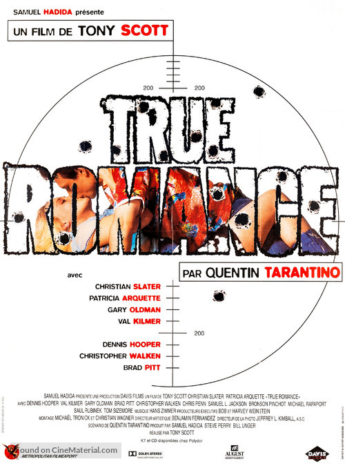 True Romance - French Movie Poster