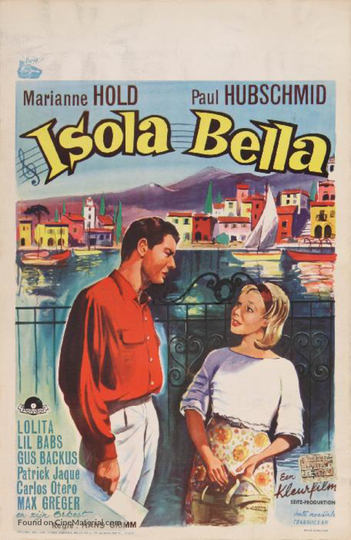 Isola Bella - Belgian Movie Poster