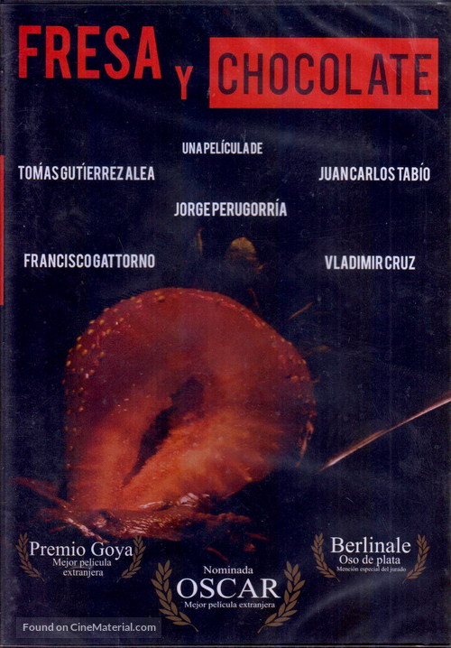 Fresa y chocolate - Spanish Movie Poster