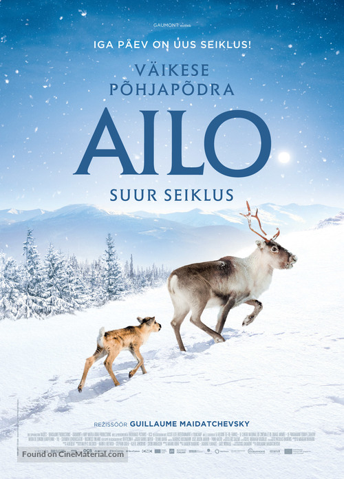 Ailo: Une odyss&eacute;e en Laponie - Estonian Movie Poster