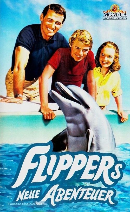 Flipper&#039;s New Adventure - German VHS movie cover