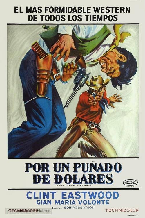 Per un pugno di dollari - Argentinian Movie Poster