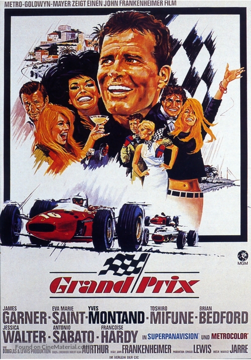 Grand Prix - German Movie Poster