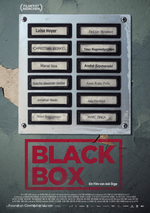 Black Box - German Movie Poster