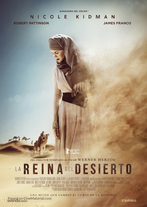 Queen of the Desert - Spanish Movie Poster