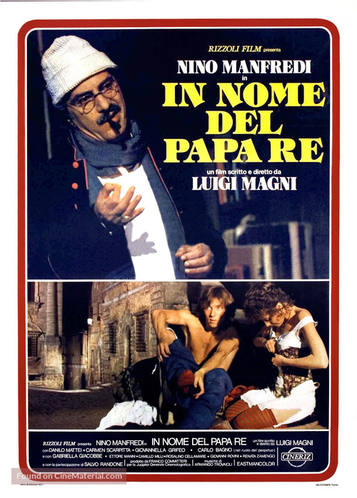 In nome del papa re - Italian Movie Poster