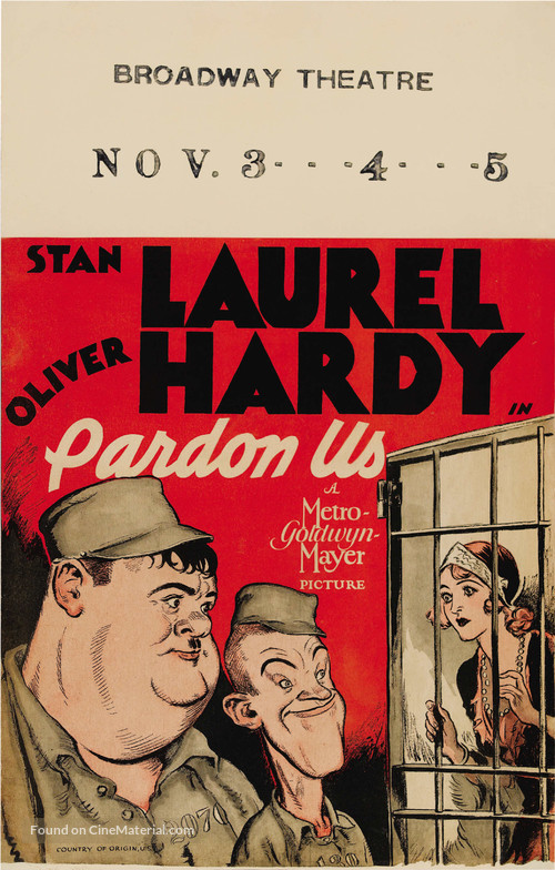 Pardon Us - Movie Poster