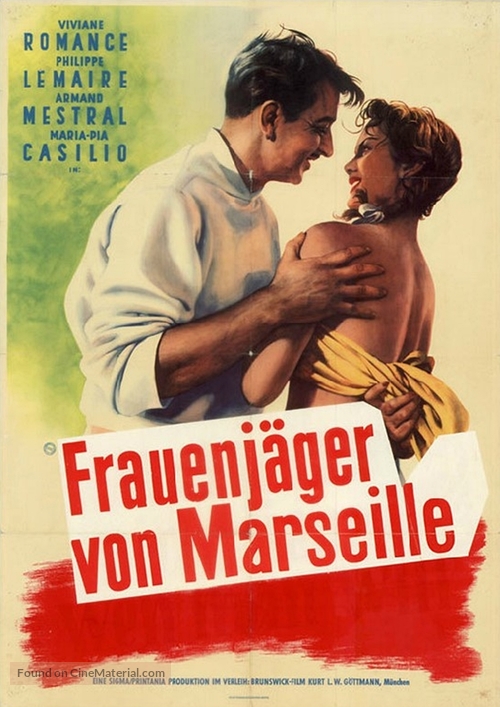 Le tournant dangereux - German Movie Poster