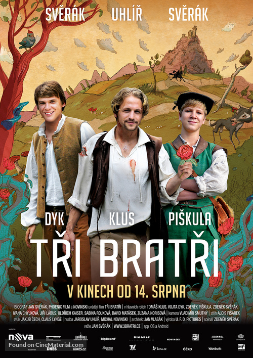 Tri bratri - Czech Movie Poster
