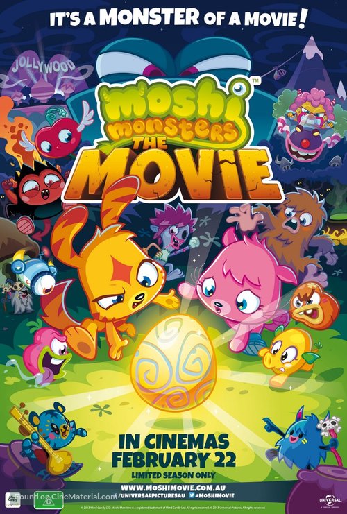 Moshi Monsters: The Movie - Australian Movie Poster