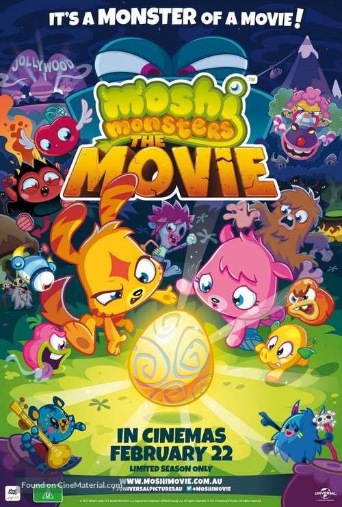 Moshi Monsters: The Movie - Australian Movie Poster