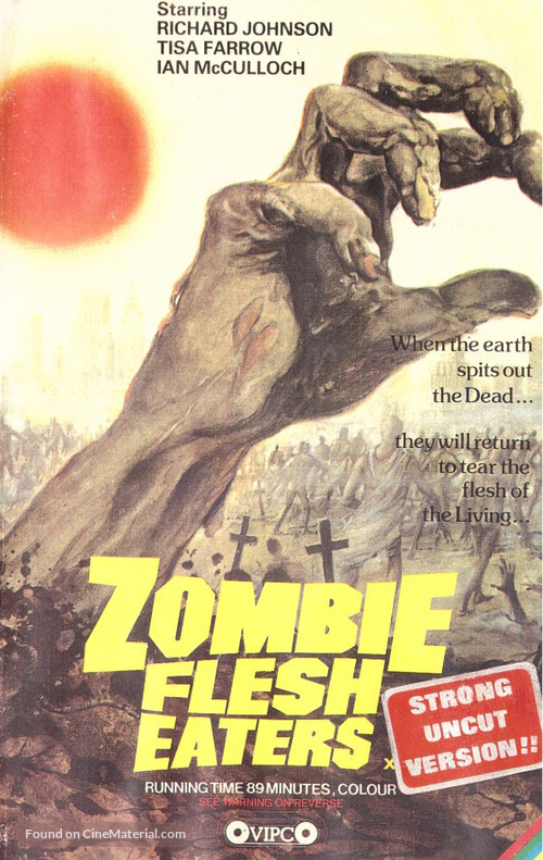 Zombi 2 - British VHS movie cover