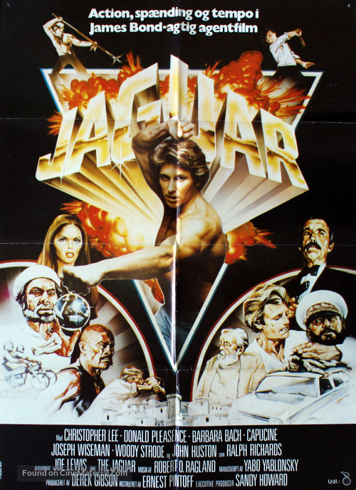 Jaguar Lives! - Danish Movie Poster