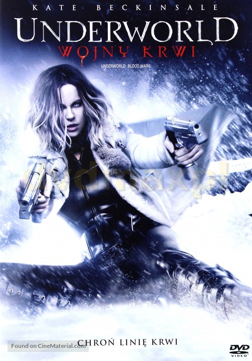 Underworld: Blood Wars - Polish DVD movie cover