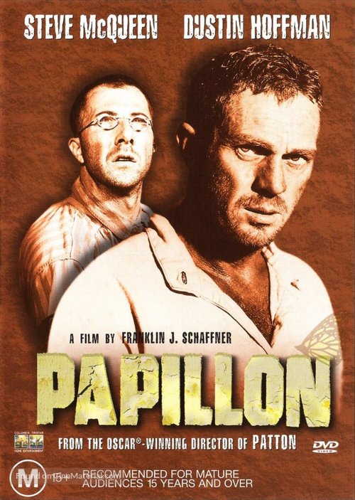 Papillon - Australian DVD movie cover