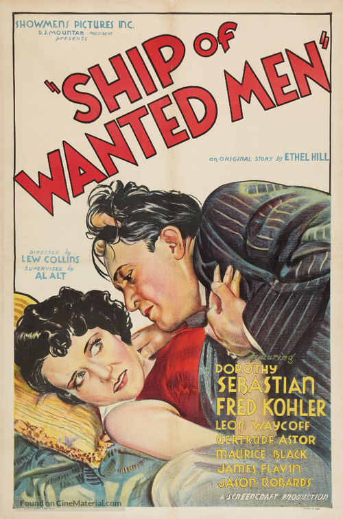 Ship of Wanted Men - Movie Poster